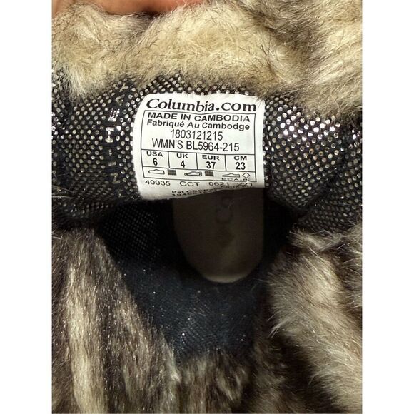 New Columbia Minx Mid III Quilted Snow Boots 6 Oxford Tan Fawn - Picture 6 of 7